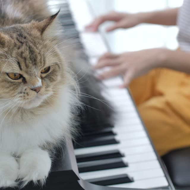 Piano Purrfect Harmony: Cat Serenades for Relaxation - Pianoramix