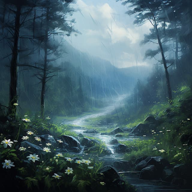 Rain in the Forest: Nature's Soothing Soundscape - Solfeggio Frequencies for Meditation