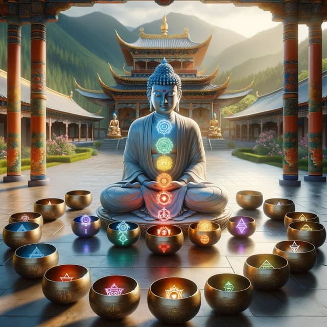 Chakra Symphony: Tibetan Bowls Unleashed, Mindful Breathing Meditation - Buddha's Breath