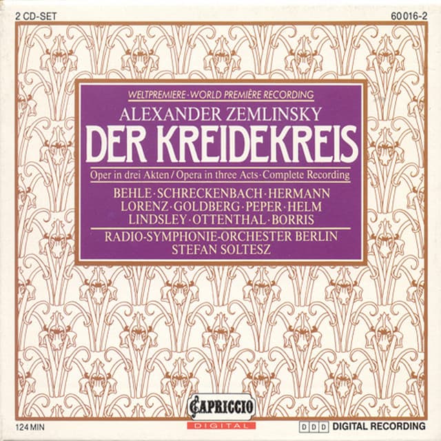 Zemlinsky, A. von: Der Kreidekreis - Alexander von Zemlinsky