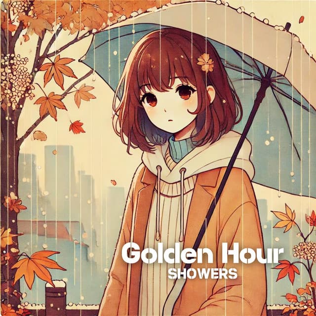 Golden Hour Showers: Lofi Autumn Reflections - Lofi Quality Content