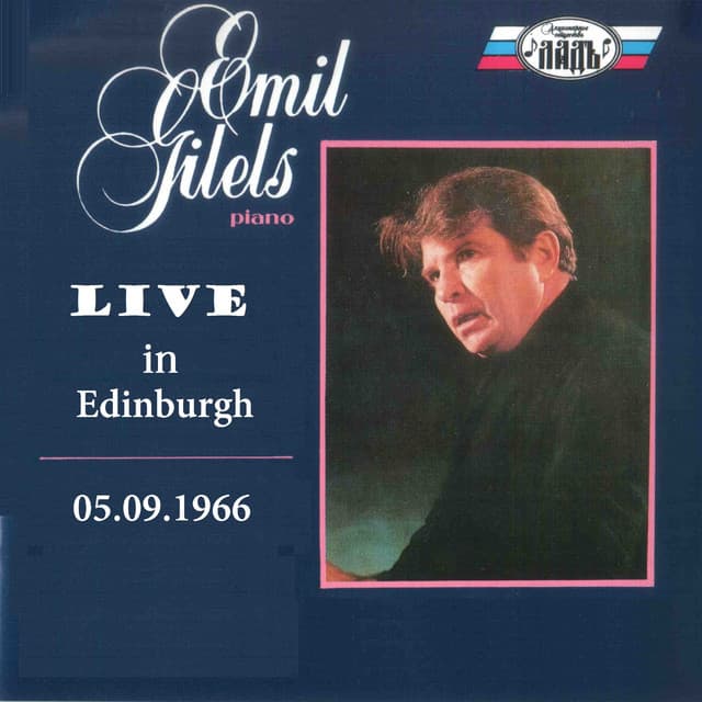 Live In Edinburgh - Emil Gilels