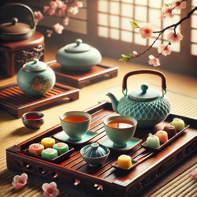 Tea Room: Reflections of Eastern Elegance - Asian Music Sanctuary
