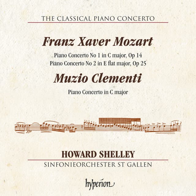F.X. Mozart & Clementi: Piano Concertos - Sinfonieorchester St. Gallen