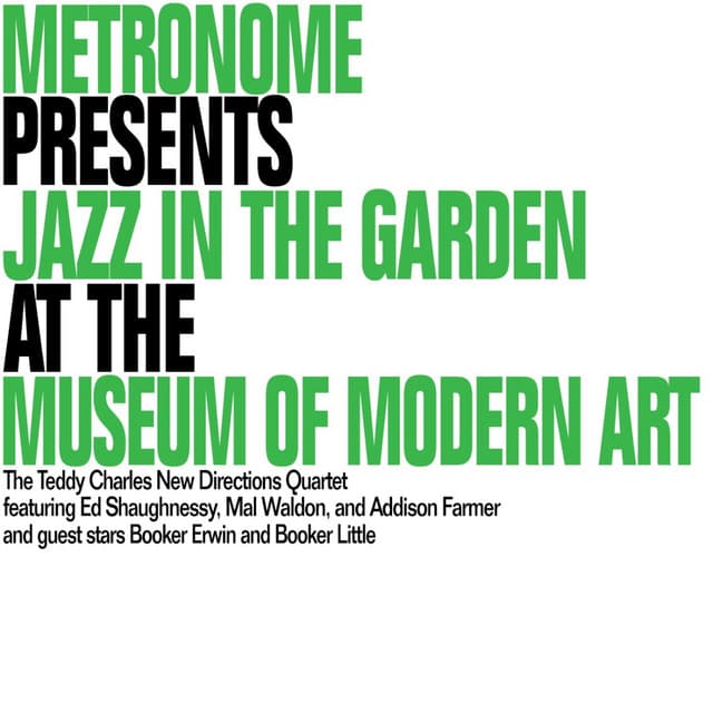 Jazz In The Garden at the Museum of Modern Art - Booker Ervin