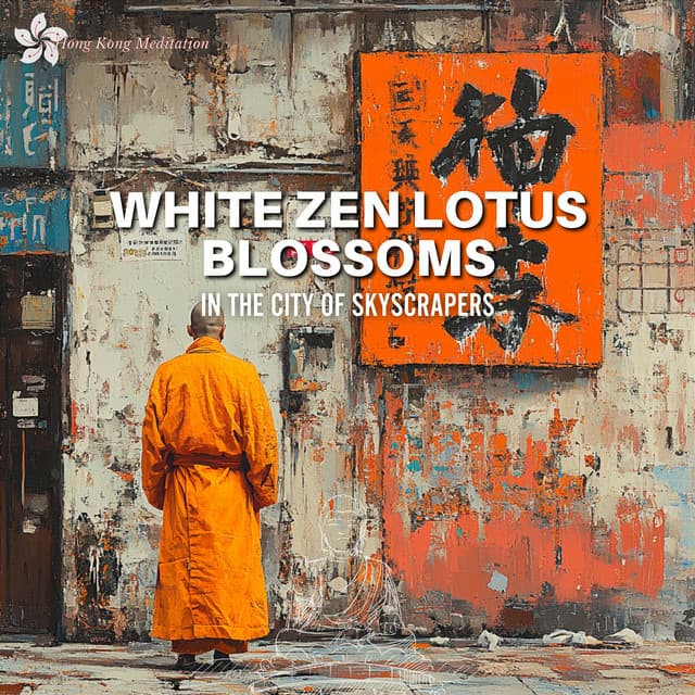White Zen Lotus Blossoms in the City of Skyscrapers - Relaxation, Meditation, Yoga Music