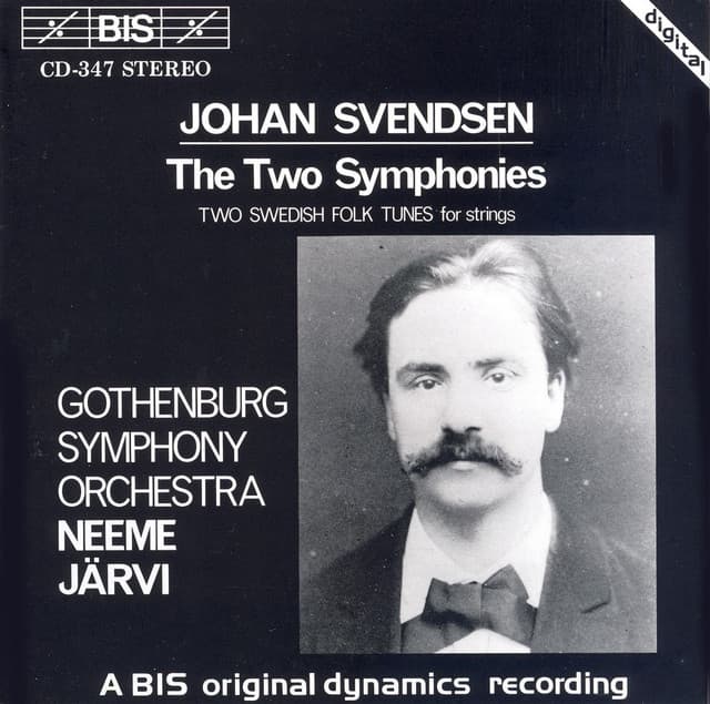 Svendsen: Symphony No. 1 / Symphony No. 2 / 2 Swedish Folk Tunes - Johan Svendsen