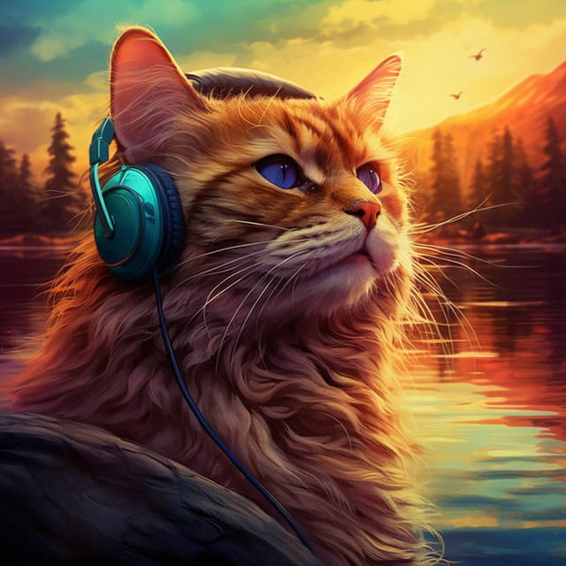 Music for Stress Relief: Waterside Cat Operetta - Azure