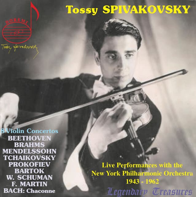 Tossy Spivakovsky Live: 8 Violin Concertos - Tossy Spivakovsky