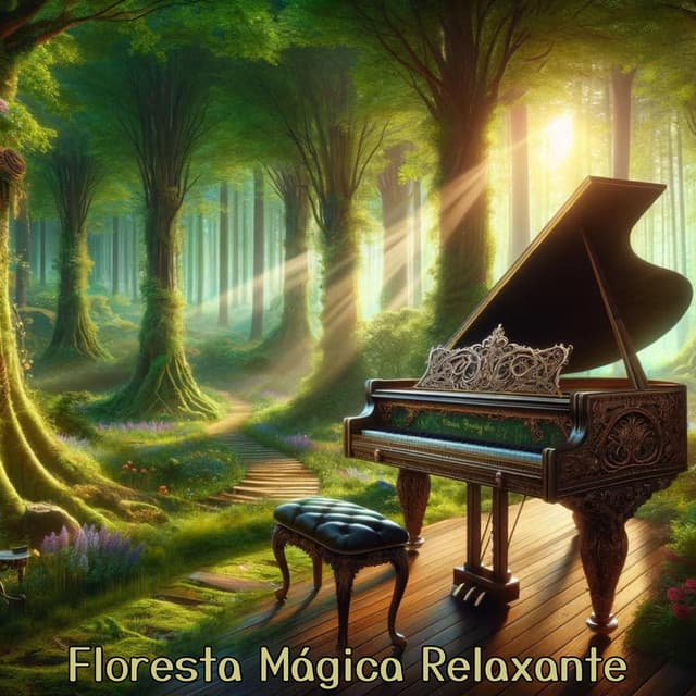 Floresta Mágica Relaxante: Piano Calmante com Sons da Natureza - Academia de Relaxamento Espiritual