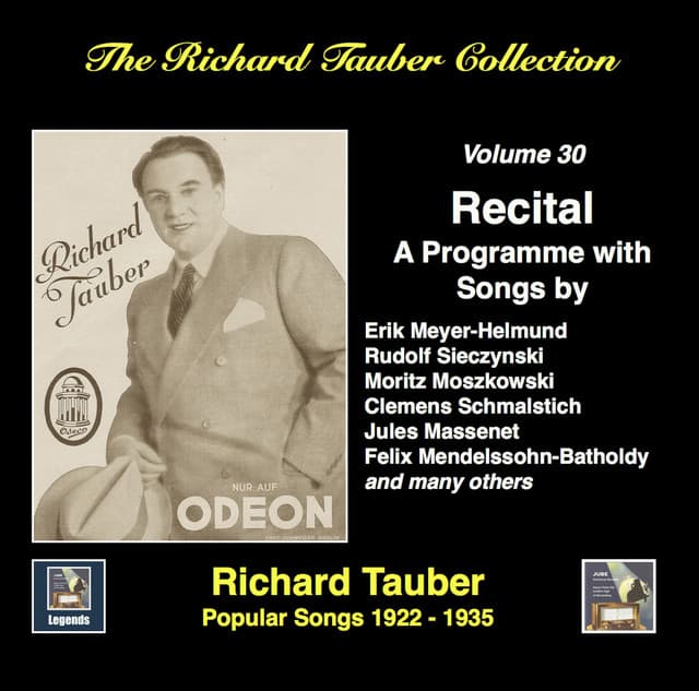 The Richard Tauber Collection, Vol. 30: Popular Songs - Richard Tauber