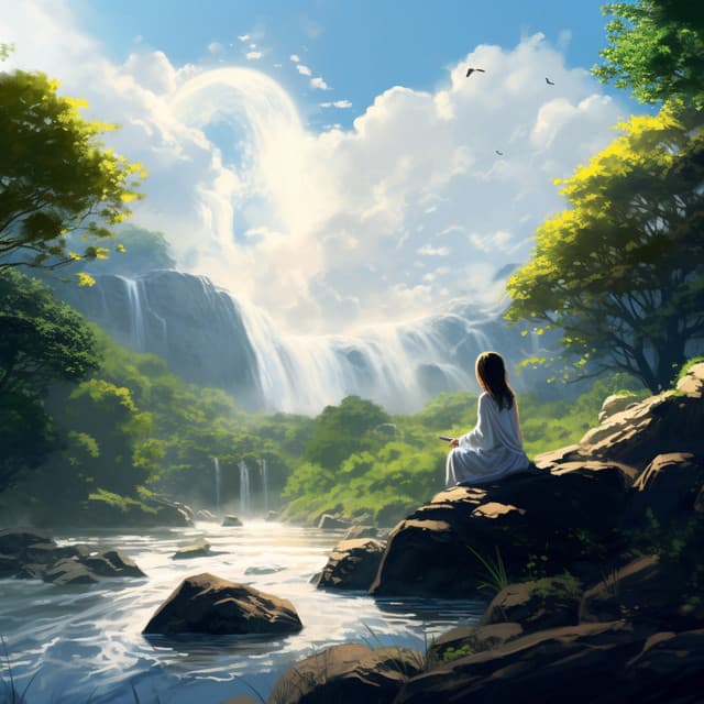 River Flow for Meditation: Binaural Healing - Fresh Water Sounds For Inner Peace