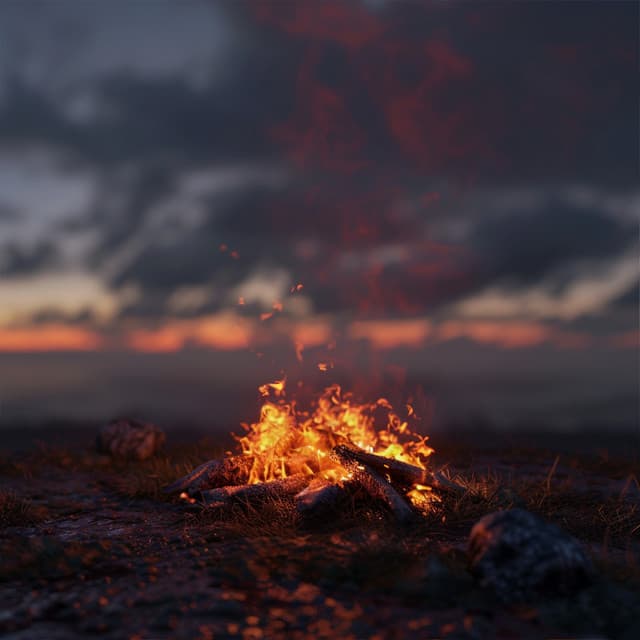 Ember Dreams: Calming Fire Noises for Deep Sleep - Constellation Sound