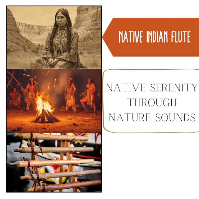 Radiant Fire Tranquility: Encountering Spirit Guides - Native Indian Flute