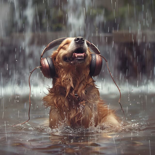 Dogs Rain Bark: Joyful Melodies - Puppy Sleep