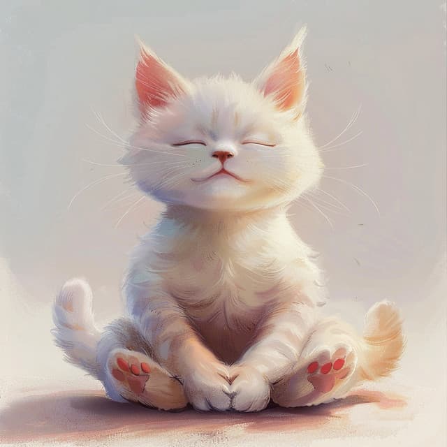 Meditación Miauravillosa: Melodías Tranquilas Para Gatos Meditadores - Música de gatito