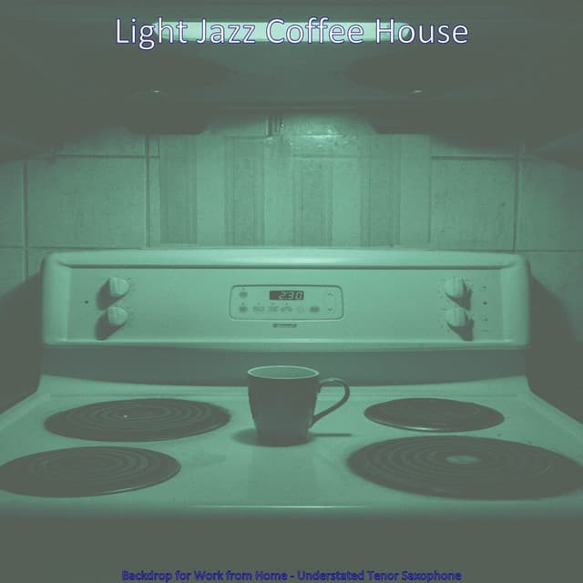 Backdrop for Work from Home - Understated Tenor Saxophone - Light Jazz Coffee House