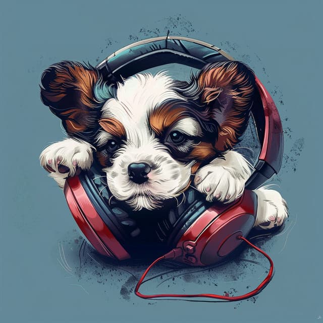 Dog Soothing Melodies: Gentle Bark Harmonies - Puppy Sleep