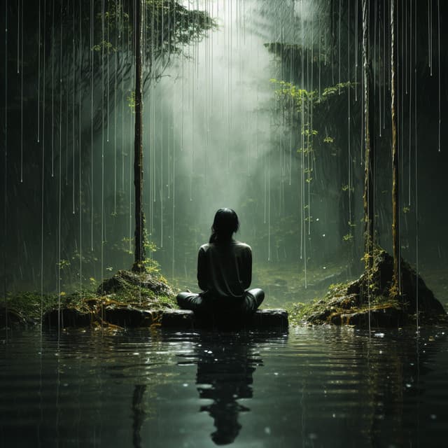 Teclas De Piano Hacia La Serenidad: Sendero De Yoga Lluvioso Hacia La Felicidad - Ciudad de la nube