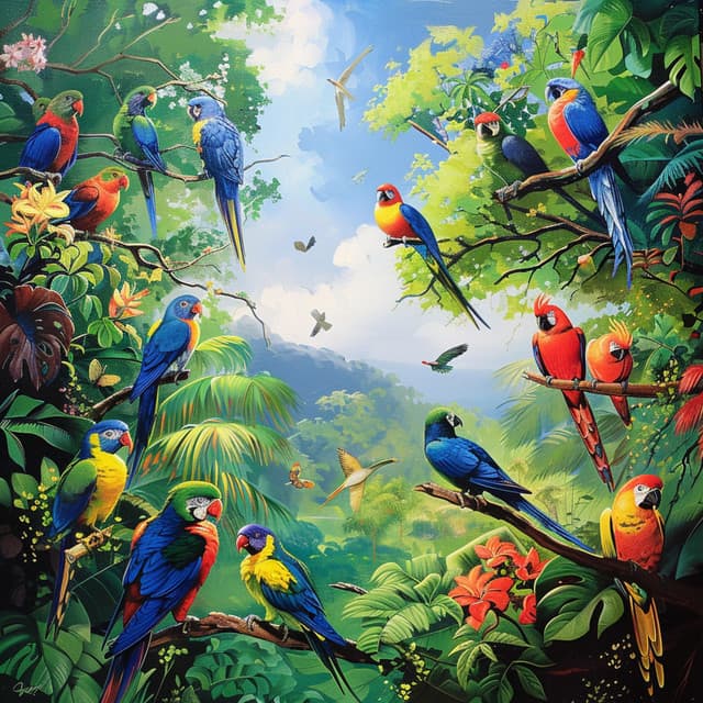 Himnos Aviarios: Aves Binaurales En Sinfonía - 92 96 Hz - Reiki para animales