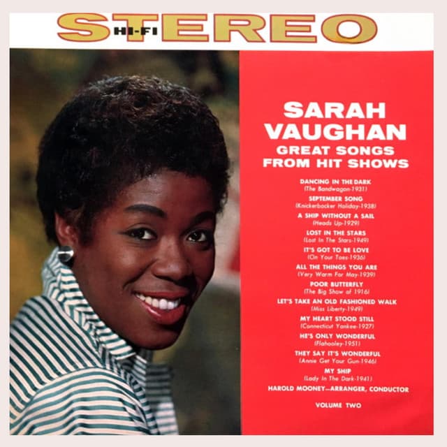 Great Songs from the Hit Shows Vol. 2 - Sarah Vaughan