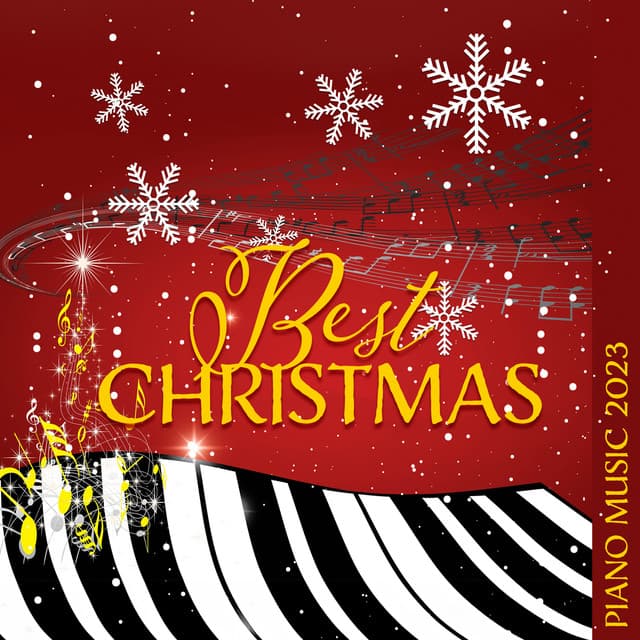 Best Christmas Piano Music 2023: Soft Piano & Xmas Bells - The Best Christmas Carols Collection
