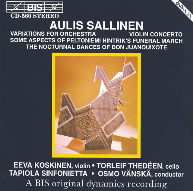 Sallinen: Variations for Orchesta, Op. 8 / Violin Concerto, Op. 18 - Aulis Sallinen