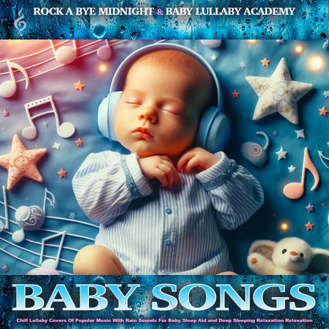 Baby Songs – Chill Lullaby Covers Of Popular Music With Rain Sounds For Baby Sleep Aid and Deep Sleeping Relaxation - Baby Lullaby Academy