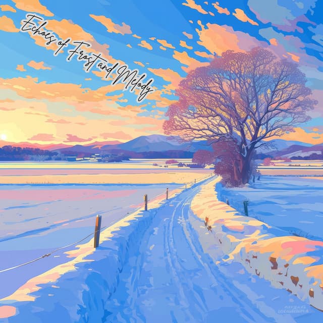 Echoes of Frost and Melody - Ambient Piano