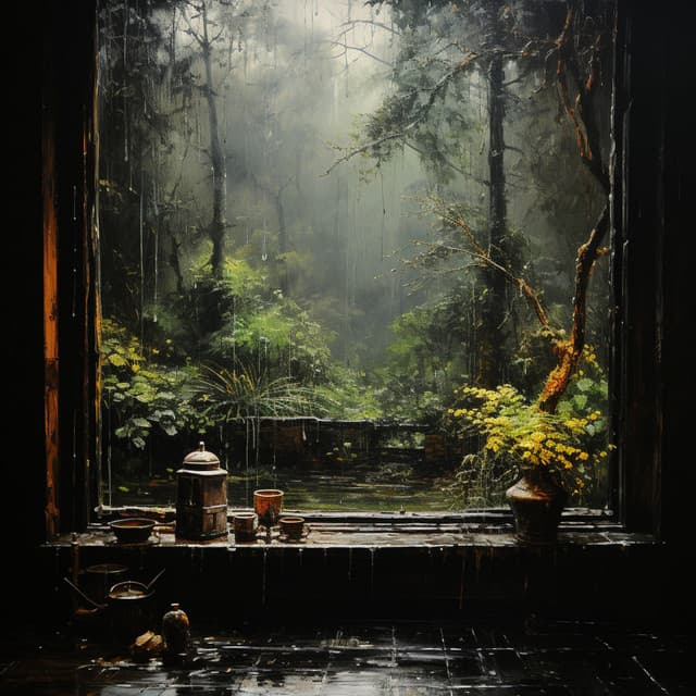 La Gota Que Gotea De La Naturaleza: Lluvia Y Grillo - Lista de reproducción Brainwave Music ArchMorning Calm