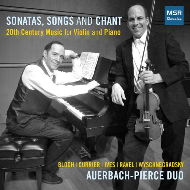 Sonatas, Songs and Chant: 20th Century Music for Violin and Piano - Dan Auerbach