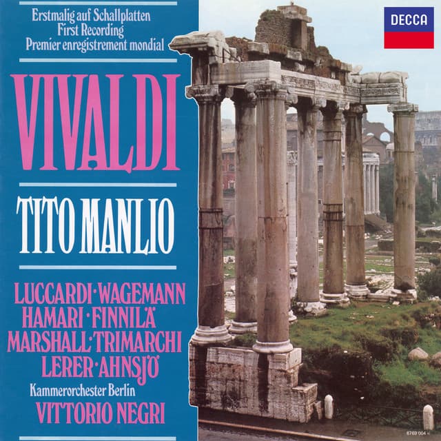 Vivaldi: Tito Manlio - Antonio Vivaldi
