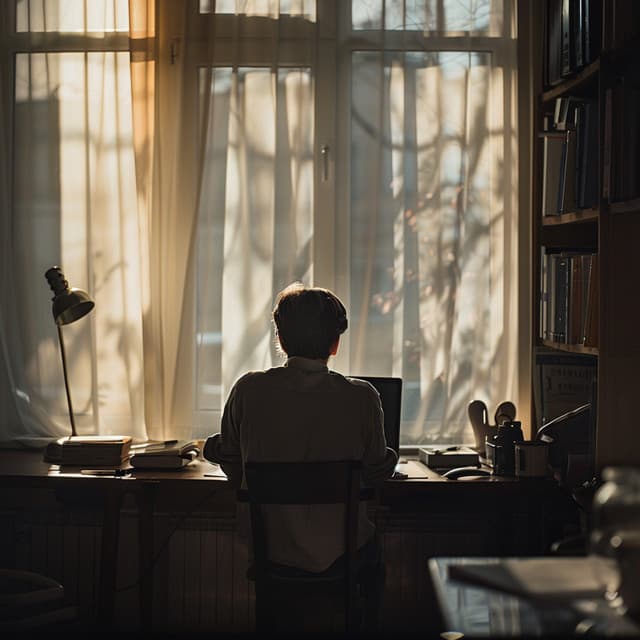 Flujo Productivo: Música Ambiental Para Un Trabajo Eficiente - Trabajar desde Casa Retro