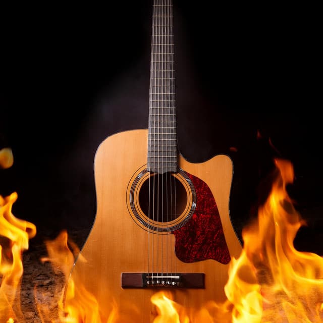 Fireside Guitar Harmonies: Relaxing Melodies - Amazing Guitar Music