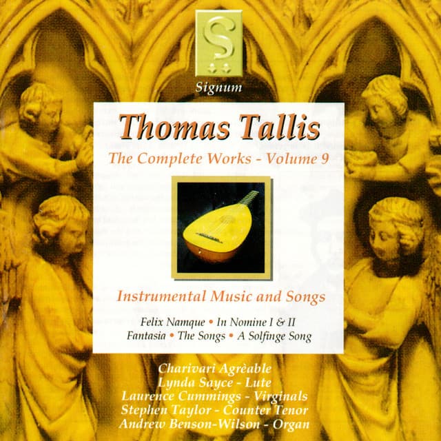 Thomas Tallis: The Complete Works - Volume 9 - Thomas Tallis