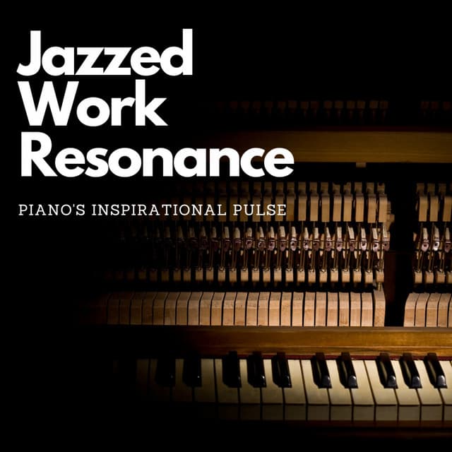 Jazzed Work Resonance: Piano's Inspirational Pulse - Soft Background Jazz