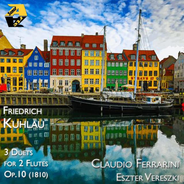 Friedrich Kuhlau: 3 Duets for 2 Flutes Op.10  Claudio Ferrarini & Eszter Vereszki flutes - Friedrich Kuhlau