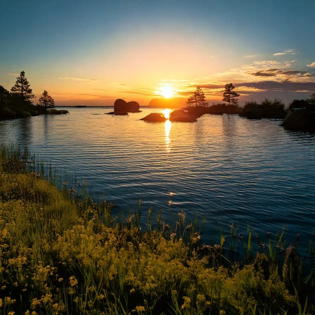 Gentle Music for Evening Calm - Relaxation Reading Music