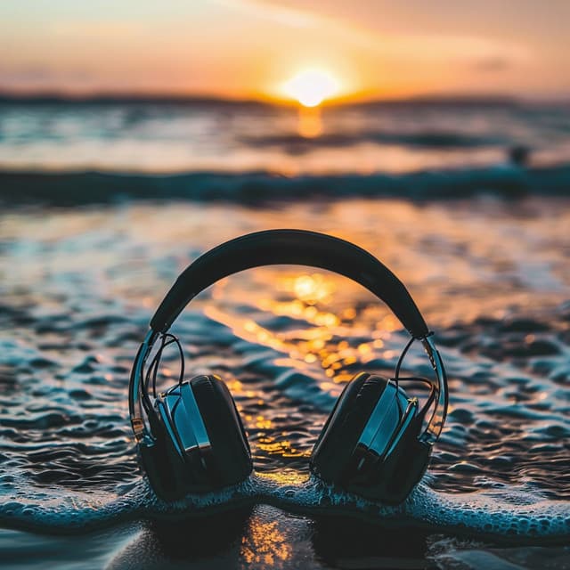 Binaural Tides: Oceanic Harmony - Maroon Skies