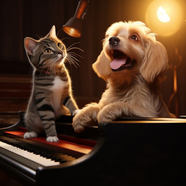 Playful Paws: Piano Pets Symphony - Piano Animal