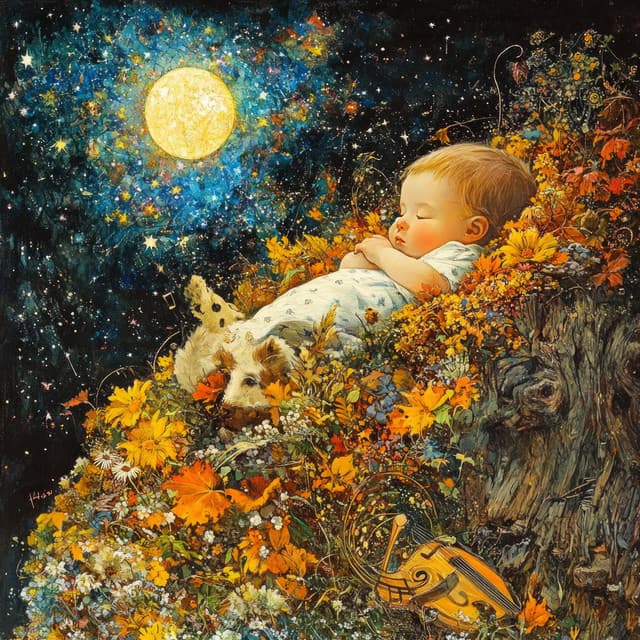 Golden Harp at Sunset Horizon - Harp Music Collective