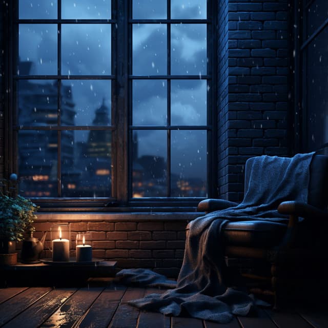 Nighttime Rainfall: Music for Dreamy Evenings - Night Sounds Association