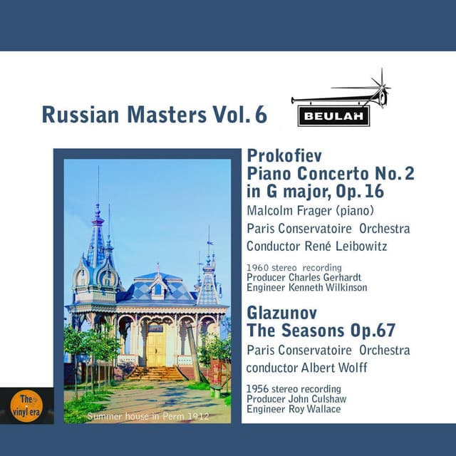 Russian Masters, Vol. 6 - Paris Conservatoire Orchestra