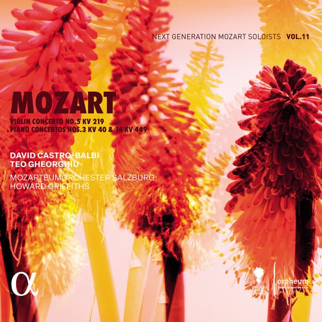 Mozart: Violin Concerto No. 5, KV 219, Piano Concertos Nos. 3, KV 40 & 14, KV 449 - Wolfgang Amadeus Mozart