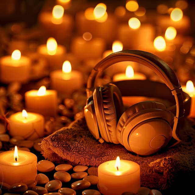 Nighttime Fire: Sleep's Gentle Sound - Sleepy Skies