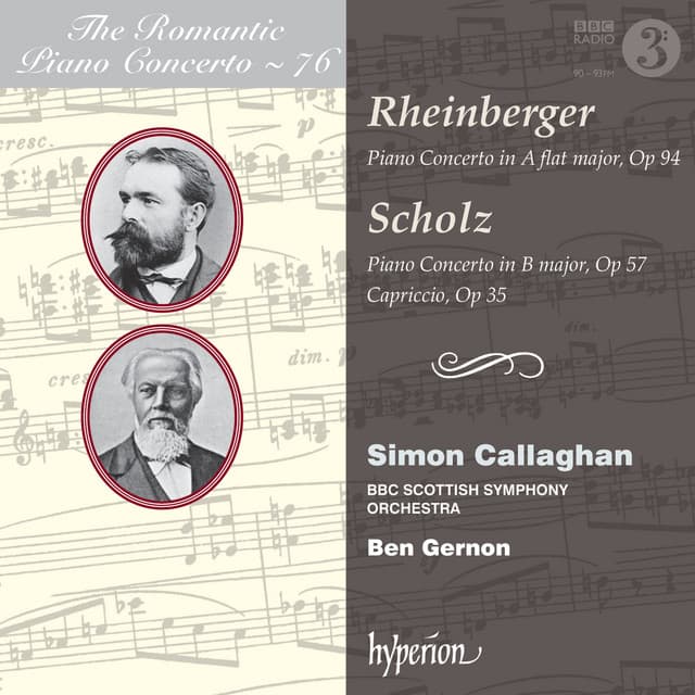 Rheinberger & Scholz: Piano Concertos - Simon Callaghan