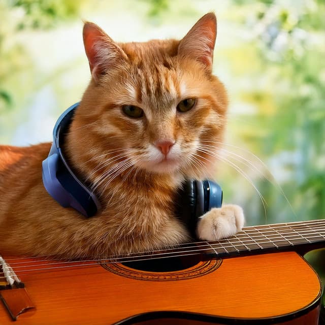Feline Grace: Guitar Music for Cats - Sunny Guitar Music