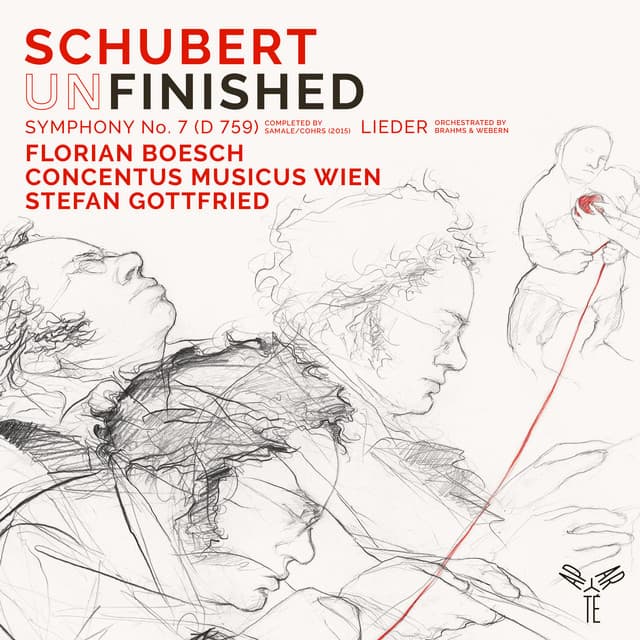 Schubert: Symphony No. 7 in B-Flat Major, D. 759 "Unfinished", Lieder - Franz Schubert