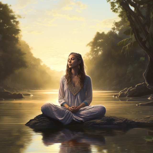 Melodías Relajantes Del Río: Serenidad Musical Junto Al Agua - Naturaleza y Sonidos Fondos