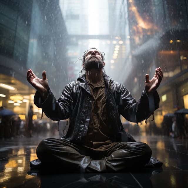 Meditación De La Lluvia: Suenan Serenas Gotas - Tranquilo Café Música